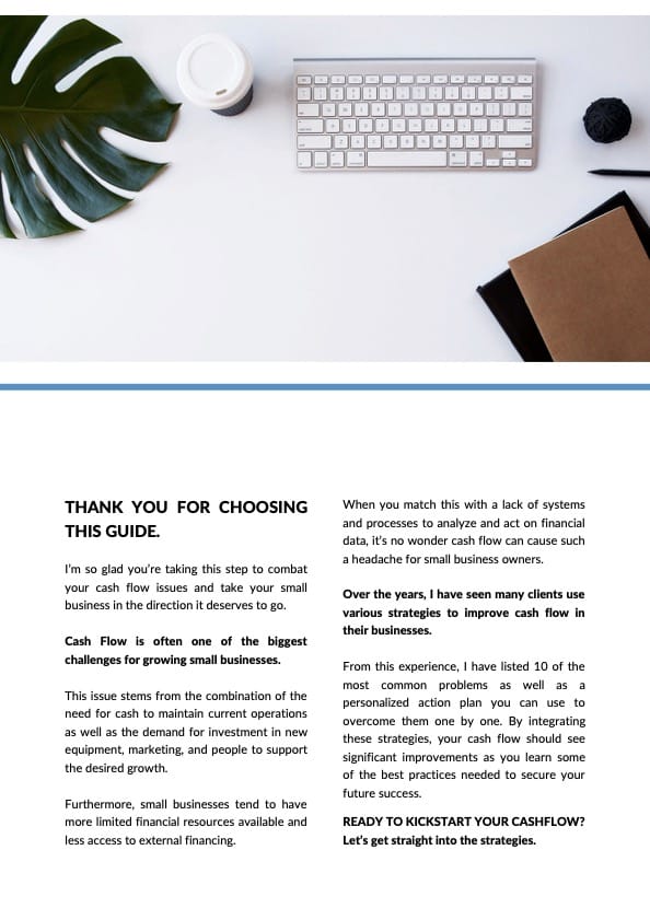 kickstart your cashflow ebook